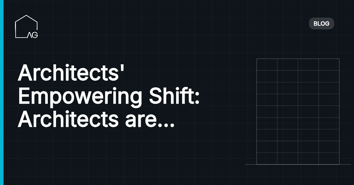 Architects' Empowering Shift: Architects are Turning into Software Developers