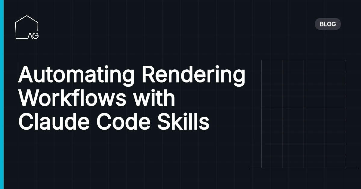 Automating Rendering Workflows with Claude Code Skills