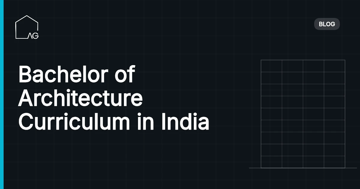 Bachelor of Architecture Curriculum in India