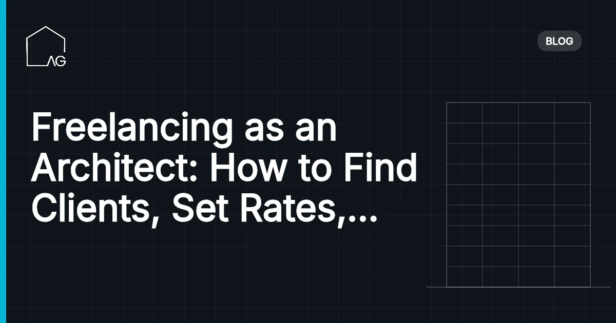Freelancing as an Architect: How to Find Clients, Set Rates, and Actually Make It Work