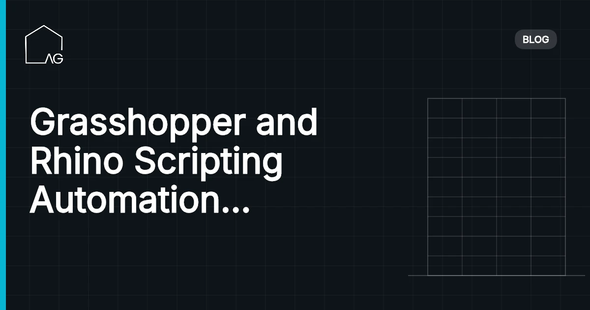 Grasshopper and Rhino Scripting Automation with Claude Code
