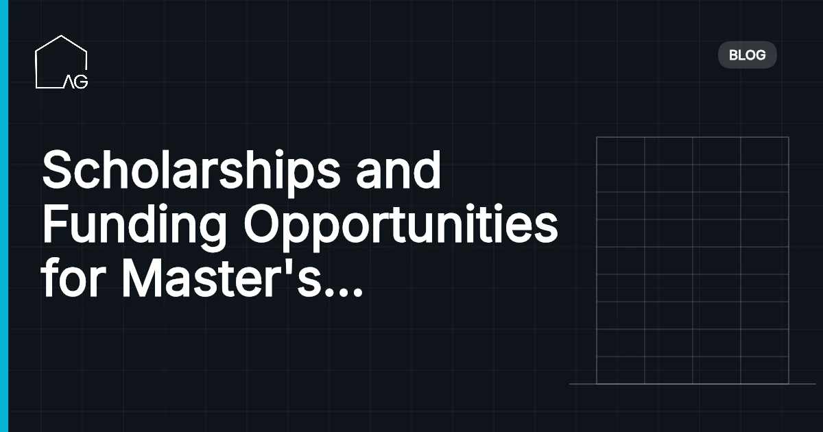 Scholarships and Funding Opportunities for Master's Programs in Architecture in Europe: How to Make Your Dream a Reality in 2026