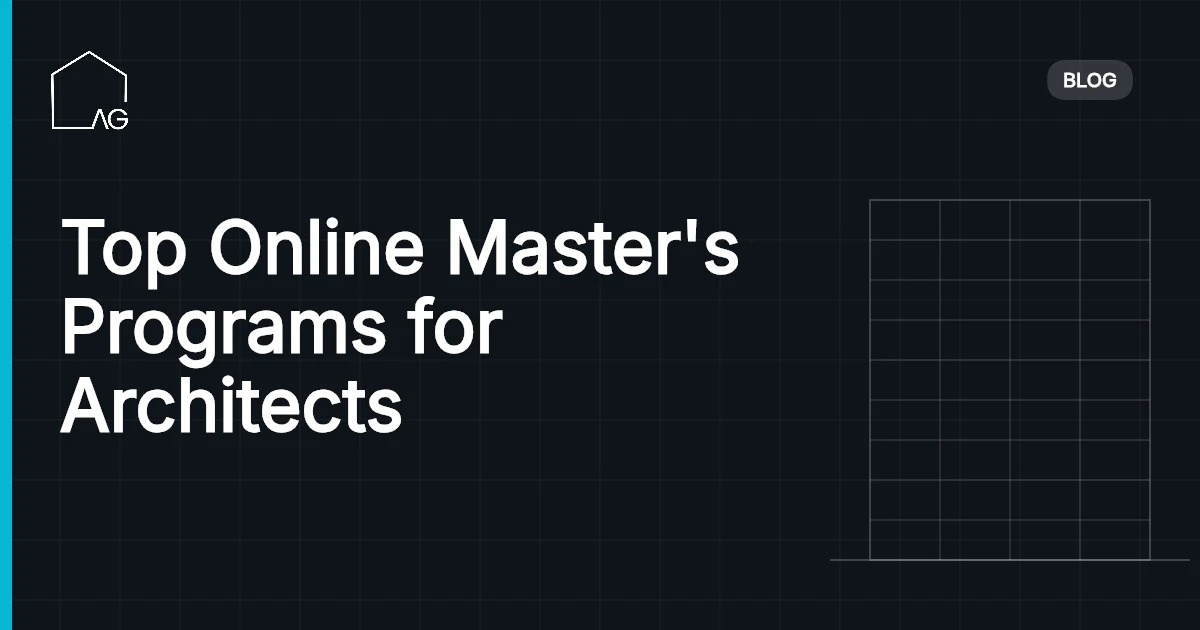 Top Online Master's Programs for Architects