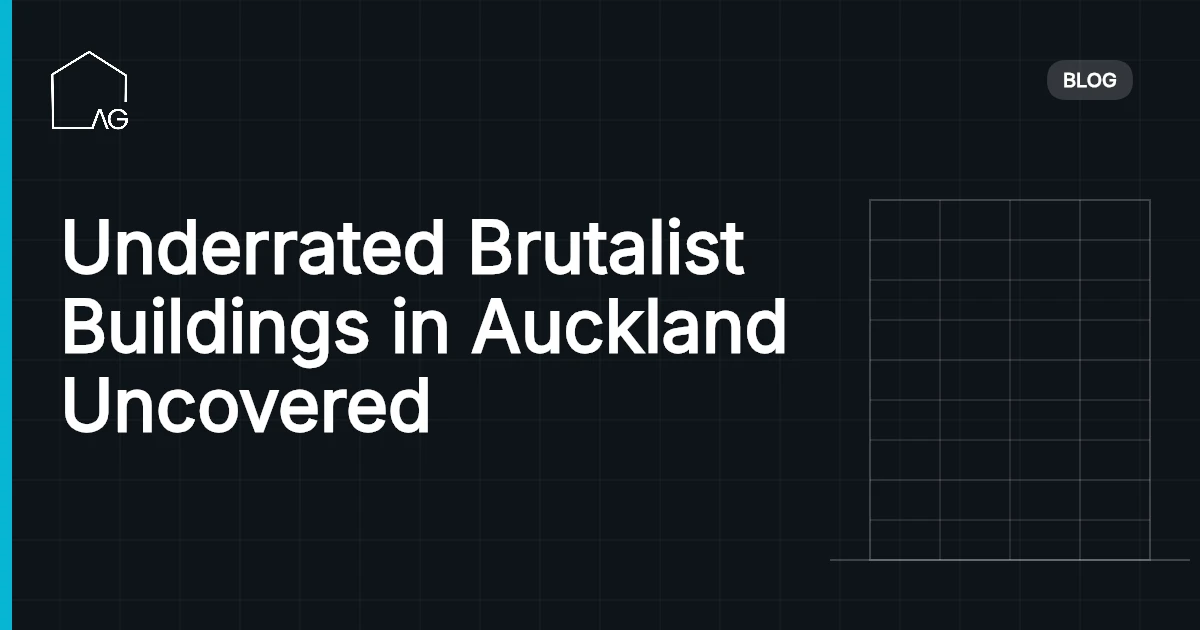 Underrated Brutalist Buildings in Auckland Uncovered