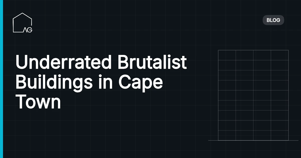 Underrated Brutalist Buildings in Cape Town
