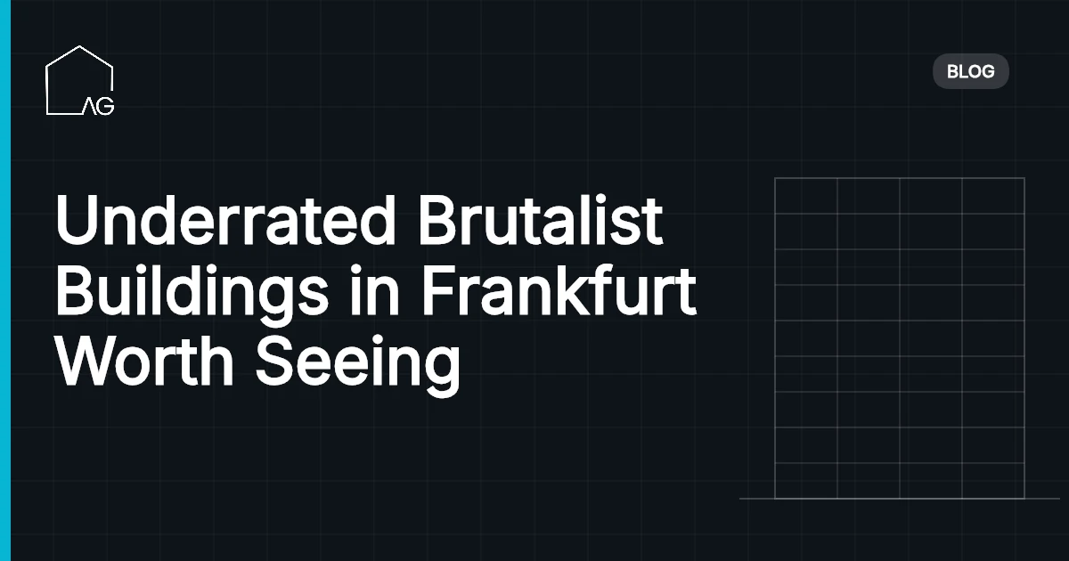 Underrated Brutalist Buildings in Frankfurt Worth Seeing