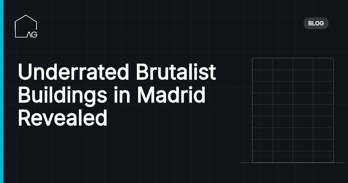 Underrated Brutalist Buildings in Madrid Revealed