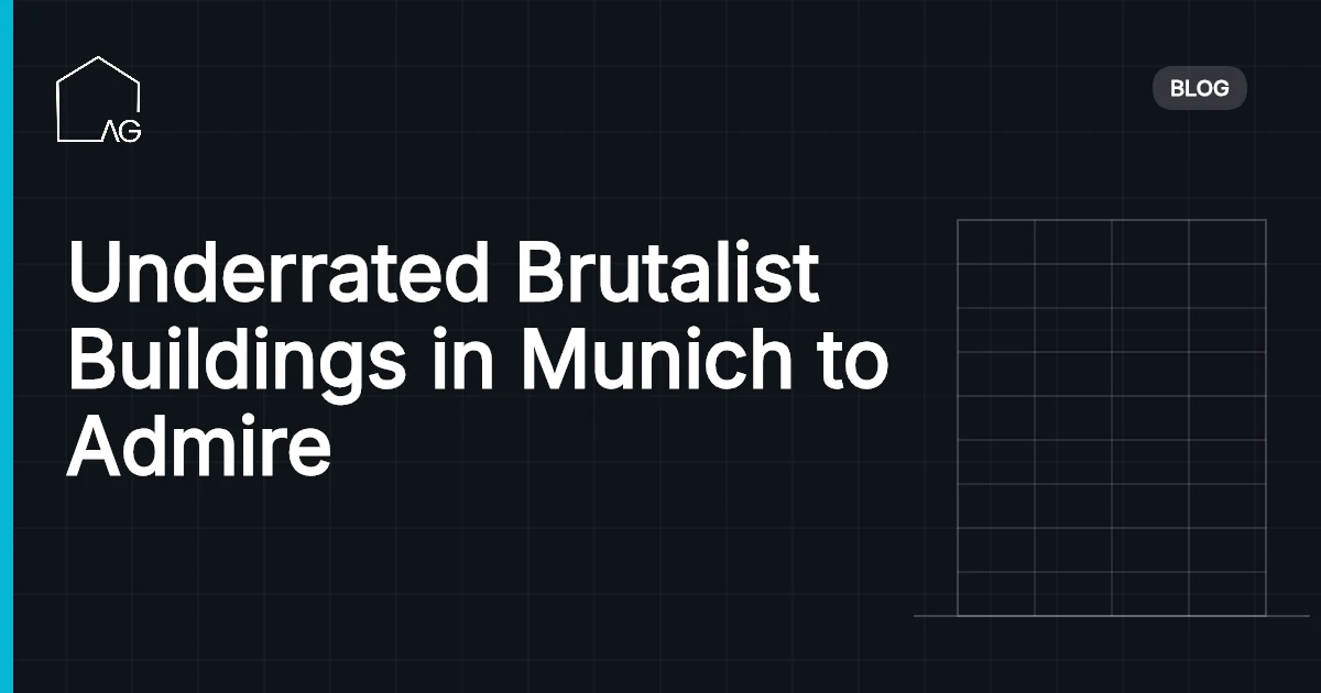 Underrated Brutalist Buildings in Munich to Admire