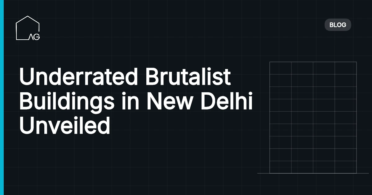 Underrated Brutalist Buildings in New Delhi Unveiled