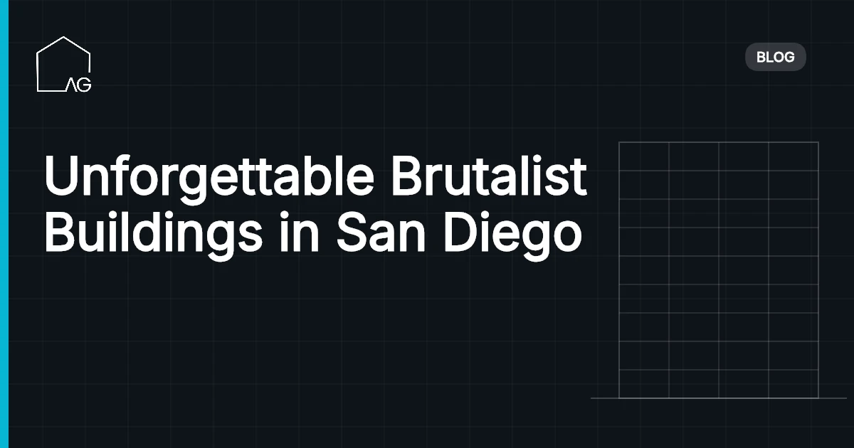 Unforgettable Brutalist Buildings in San Diego