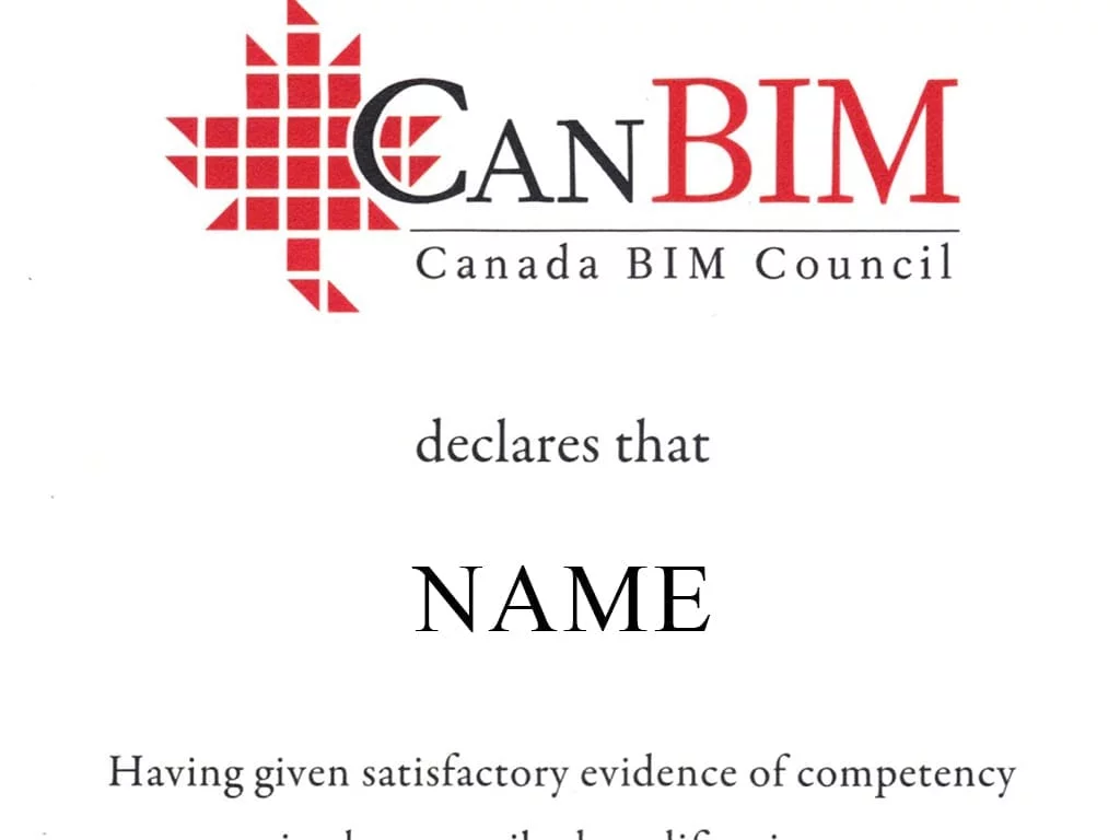 CanBIM Certification | Archgyan