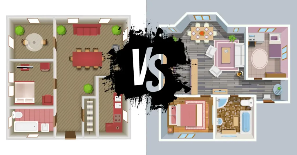 Open Concept vs Closed Layouts on Floor Plan Design: Master ChatGPT prompts