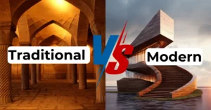 Traditional vs Modern Architecture