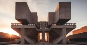 Brutalist buildings in San Francisco