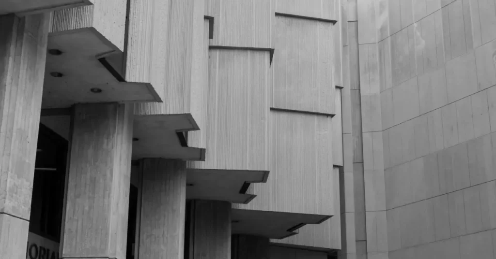 Brutalist buildings in Belgrade