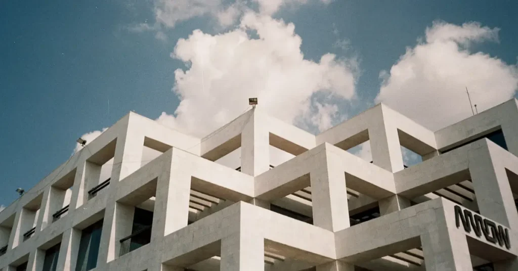 Brutalist buildings in Beijing
