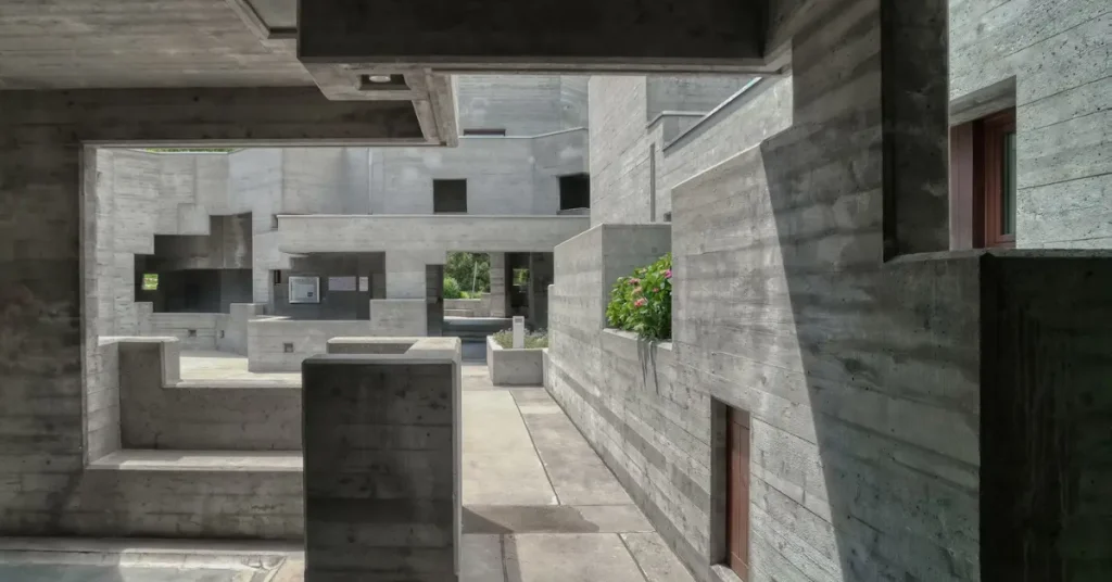 Brutalist buildings in Stockholm